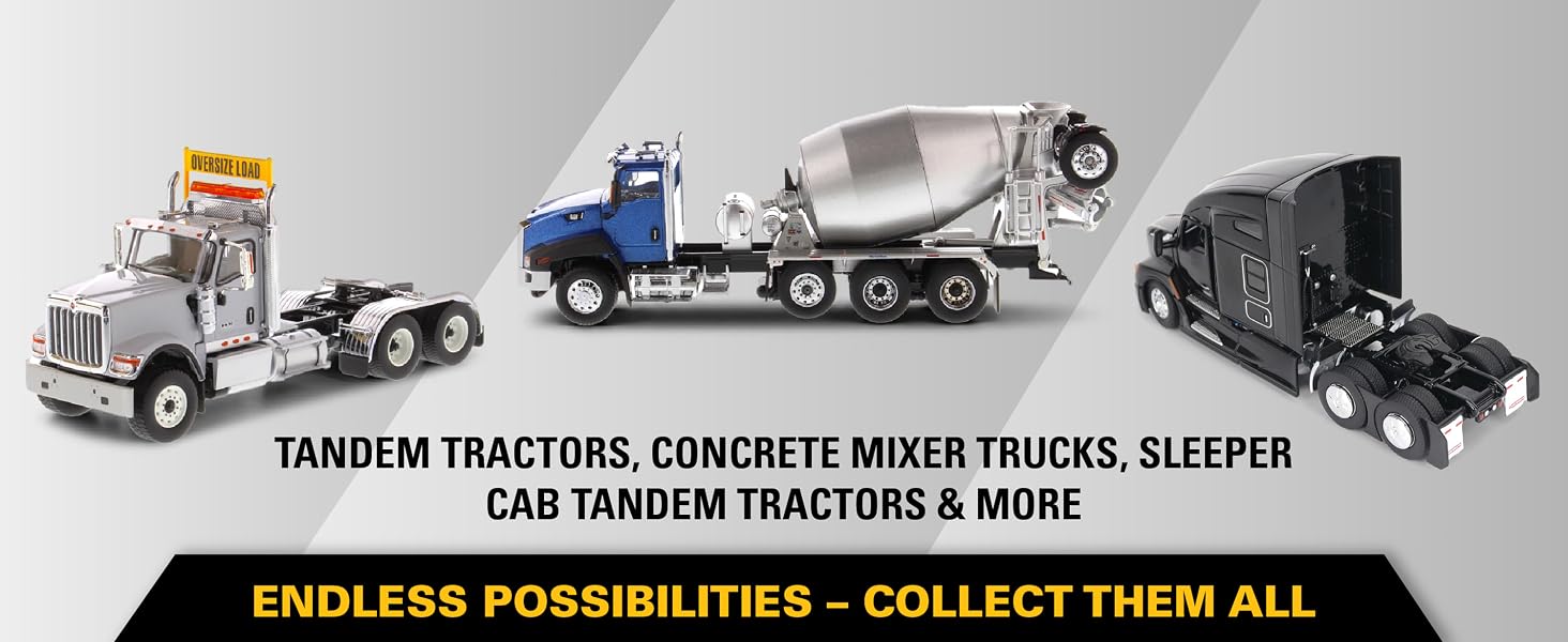 Tandem tractors, concrete mixer trucks, sleeper cab tandem tractors &amp;amp; more.
