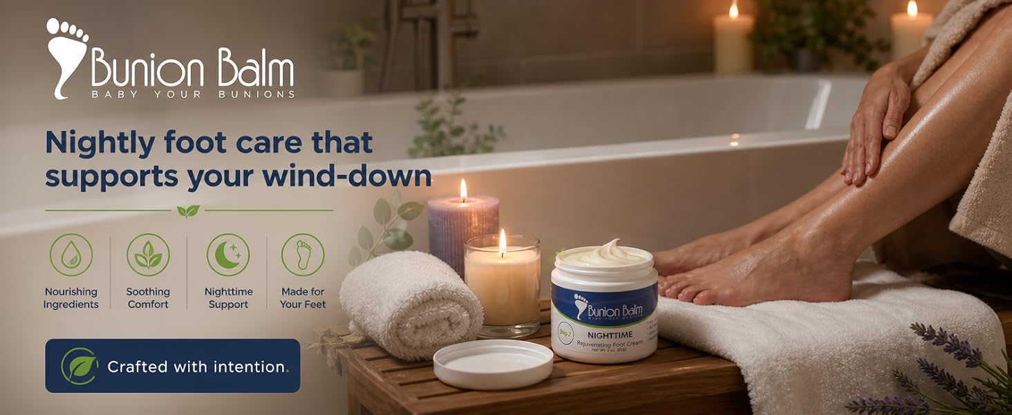 natural ingredients nighttime bunion pain relief sore inflammed bunions