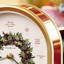 carols of christmas clock