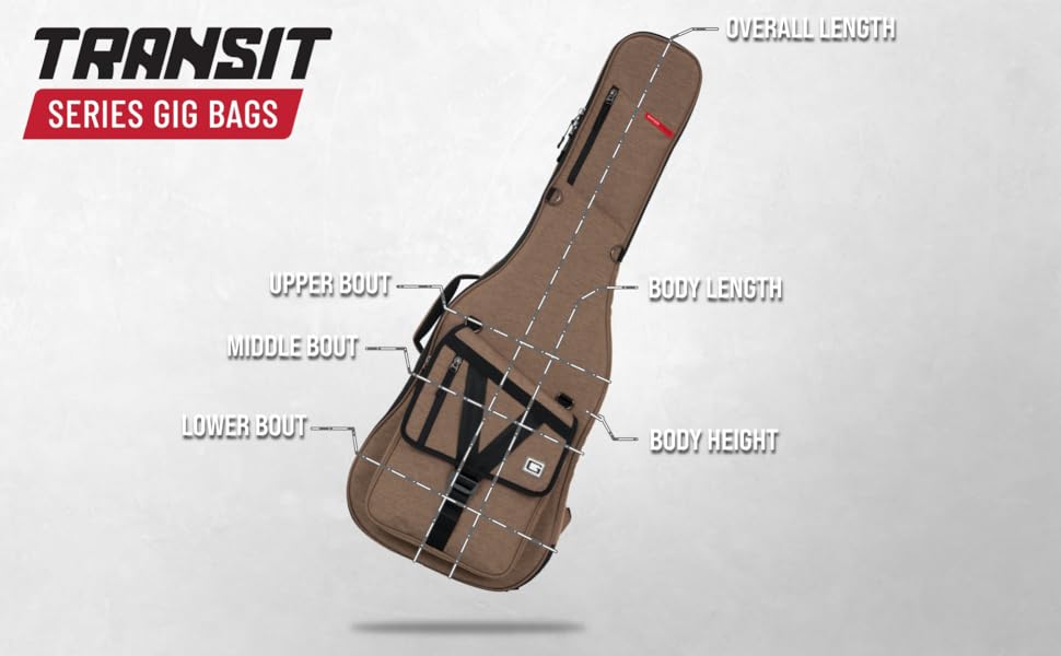How to Measure - Transit Series Guitar Gig Bag
