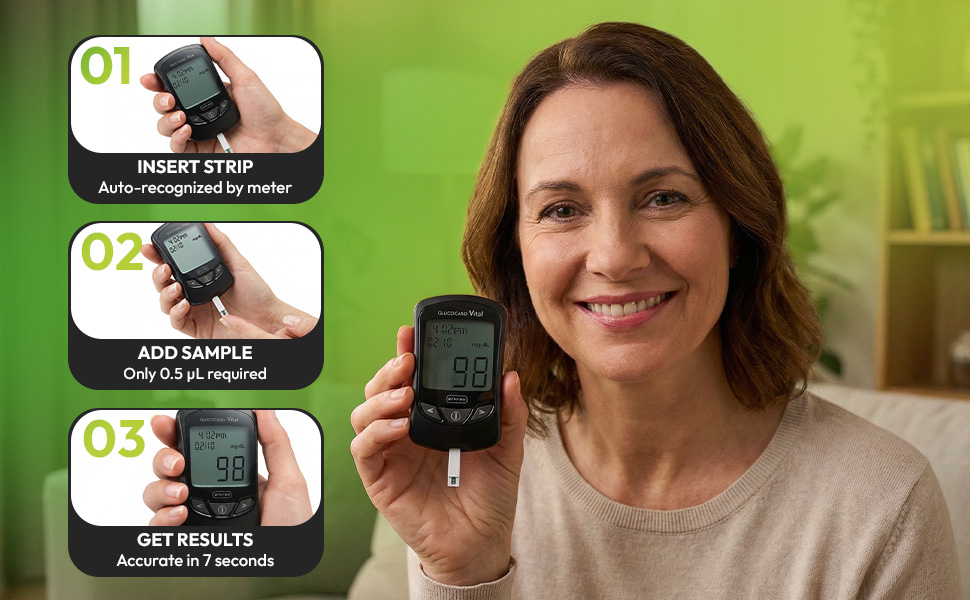 glucometer monitor meter pruebas en sangre healthcare glucometro count lancetas health continuous