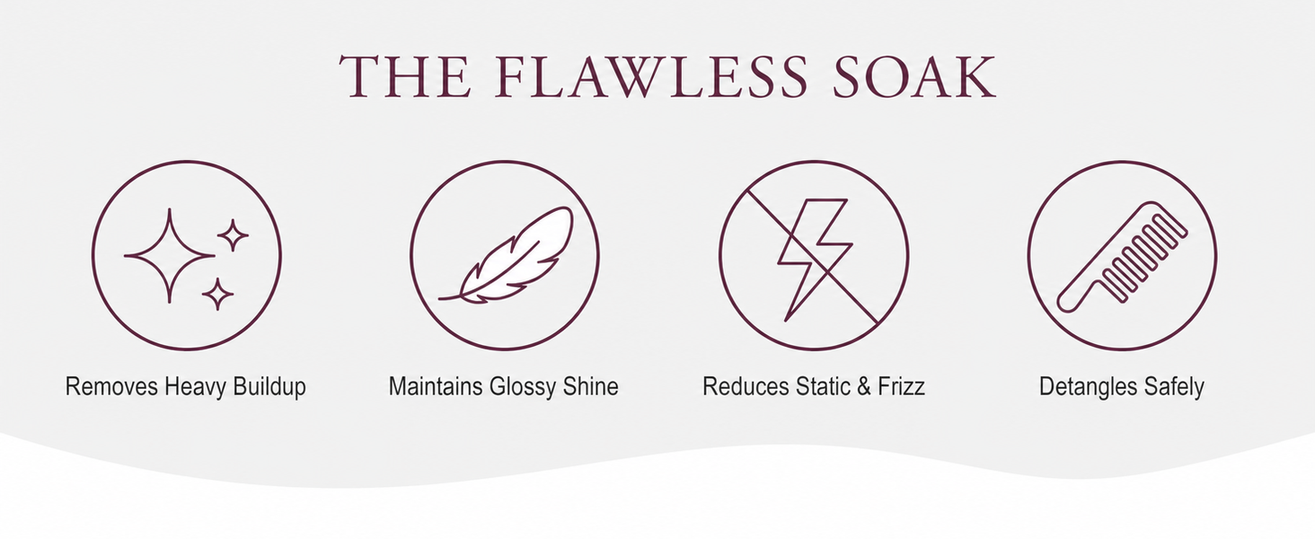 Anti static shampoo for wigs and natural hair