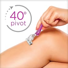 schick hydro silk 3 5 slim blade razor womens legs bikini Venus gillette trimmer cartridge refill