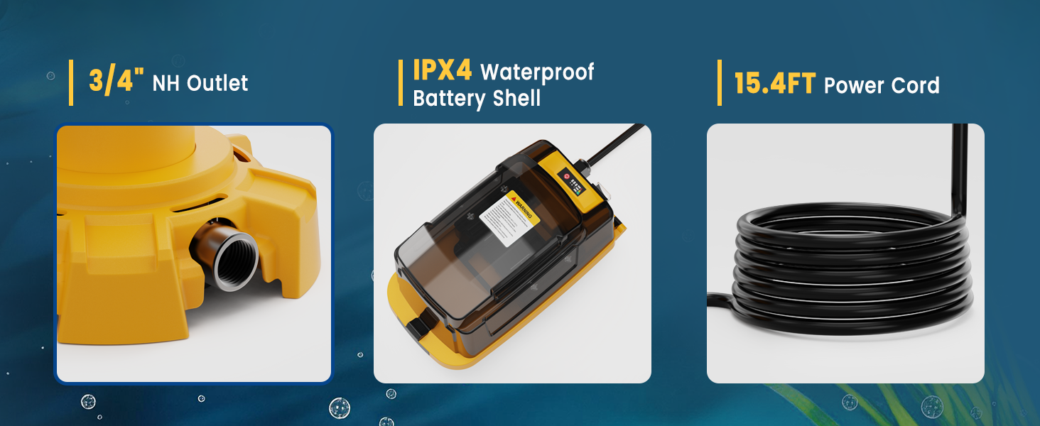 battery sump pump