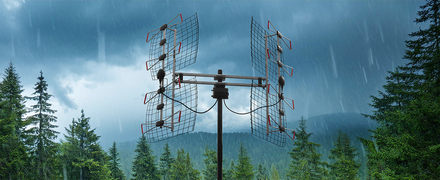 Our TV antennas are tested and made to last using lightweight, premium, weather-resistant materials