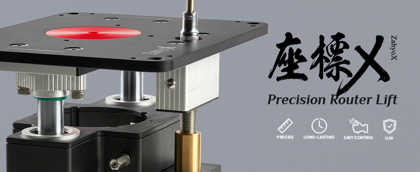 ZahyoX Router Lift System Full Installation Kit