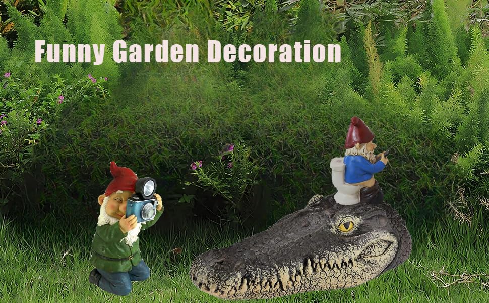 funny garden decor