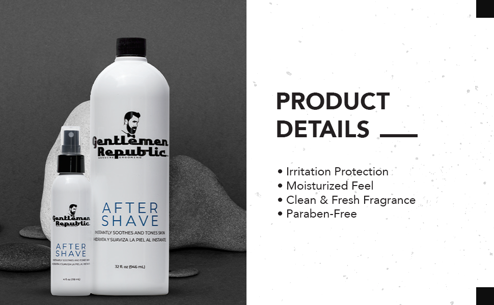 After Shave - Refreshing and Hydrating Formula with Irritation Protection
