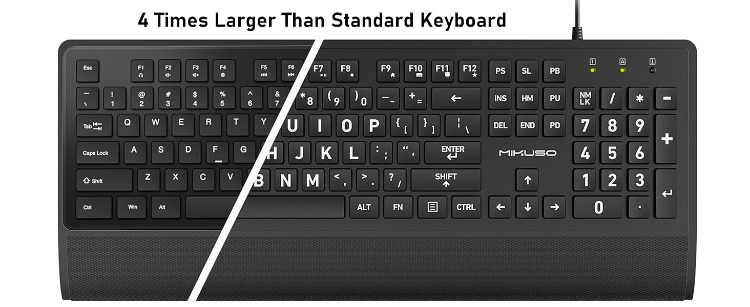 large print keyboard