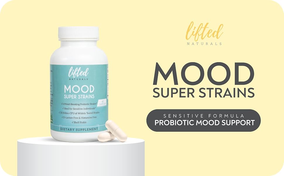 Mood Super Strains oral probiotics for women and men