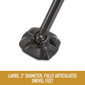 Bolderton 360 Comfort Swivel Camo Hunting Chair Feet