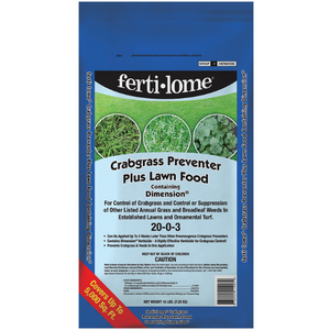 Fertilome crabgrass preventer lawn food fertilizer