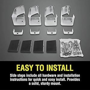 Bully,side step,truck accessories,durable,support,anti-slip,easy to install,rugged,customizable,pair