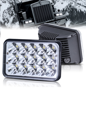 6x4 plow led headloghts