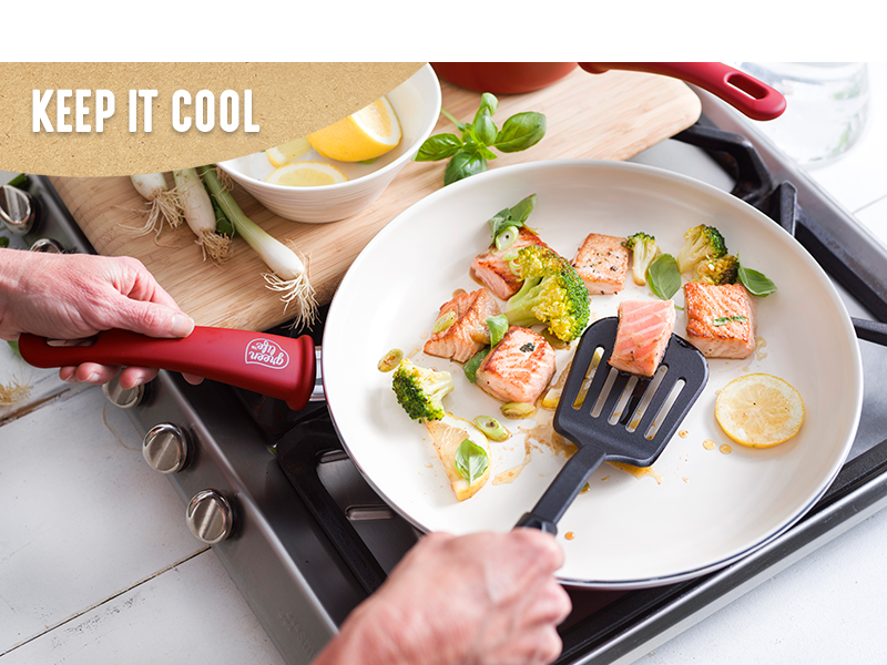 GreenLife, color, easy release, durable, versatile, colorful, PFAS, clean cookware, pots and pans