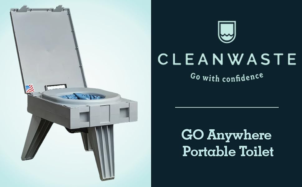 Cleanwaste GO Anywhere Portable Toilet