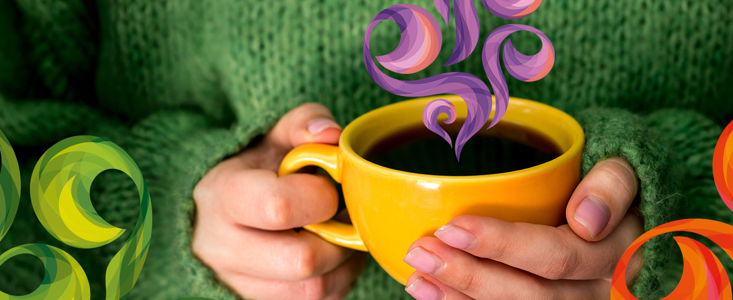 hands holding coffee mug