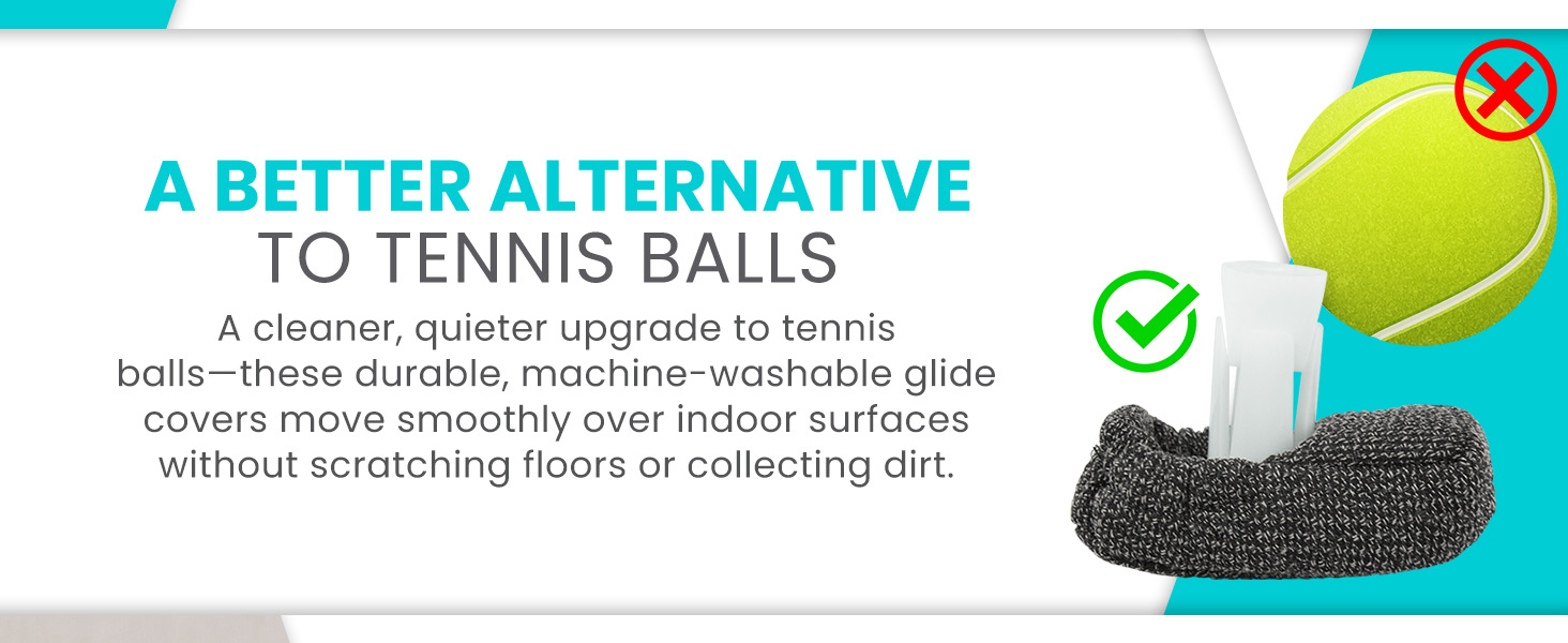Ski Glide Slide Tennis Ball Covers