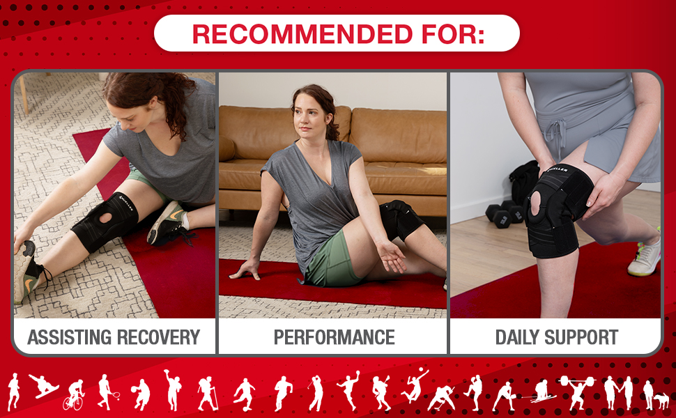 Recommended for assisting recovery, performance, daily support