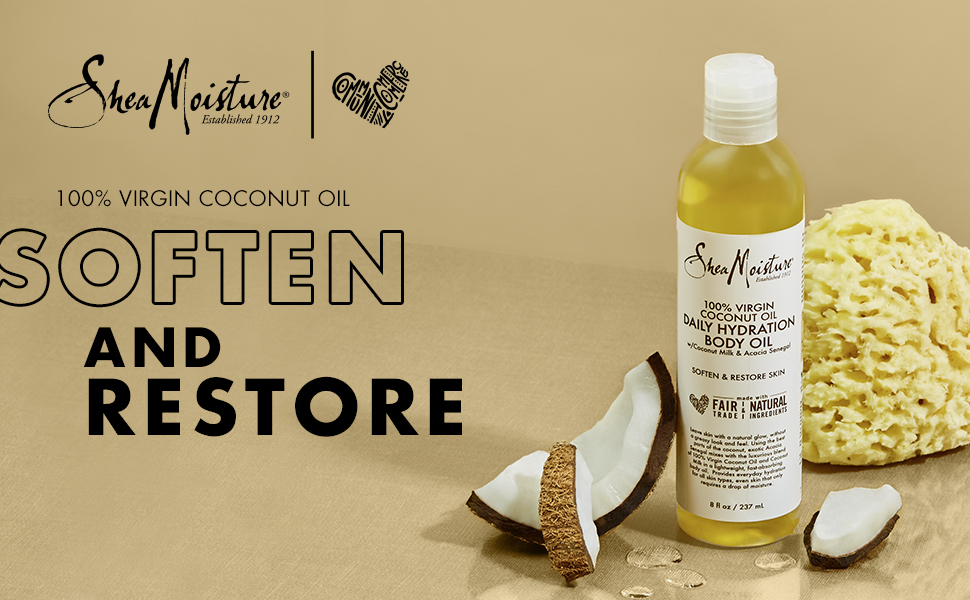 100% Virgin Coconut Oil Daily Hydration Body Oil