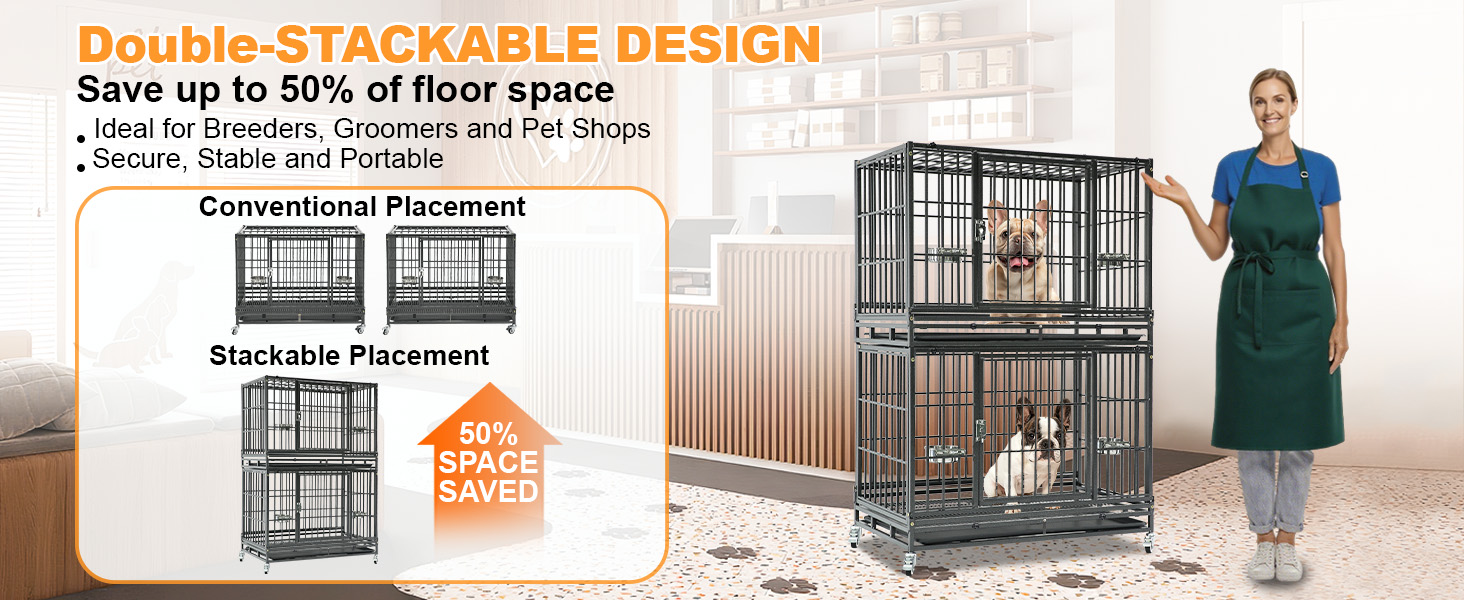 stackable dog crates