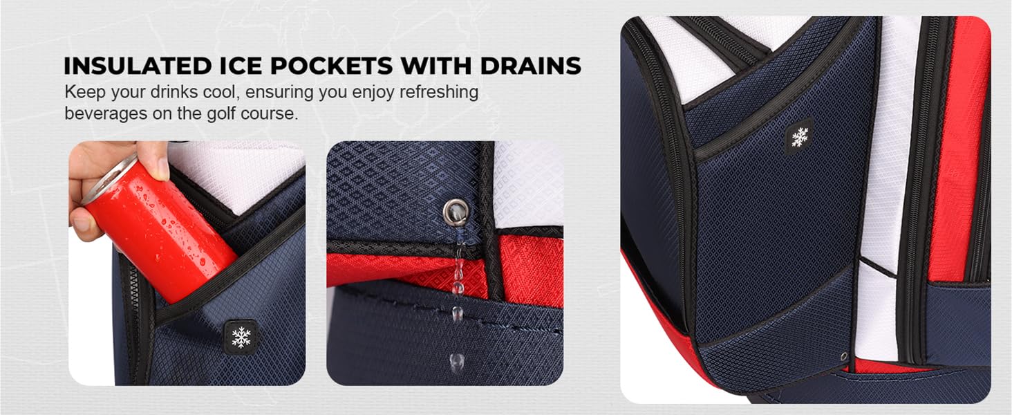 american flag golf bag