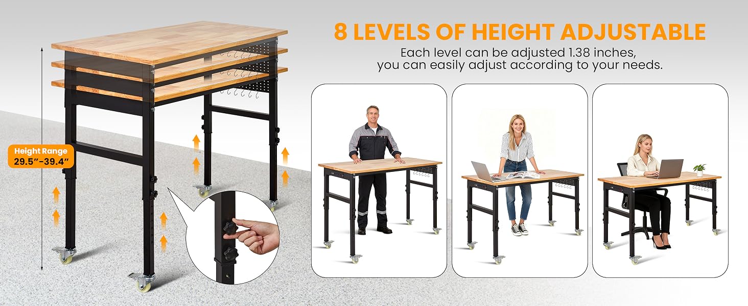 Adjustable Workbench