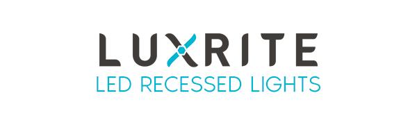 Luxrite LED Dimmable Recessed Can Light Retrofit Downlight CCT Adjustable 5 Color Temperature