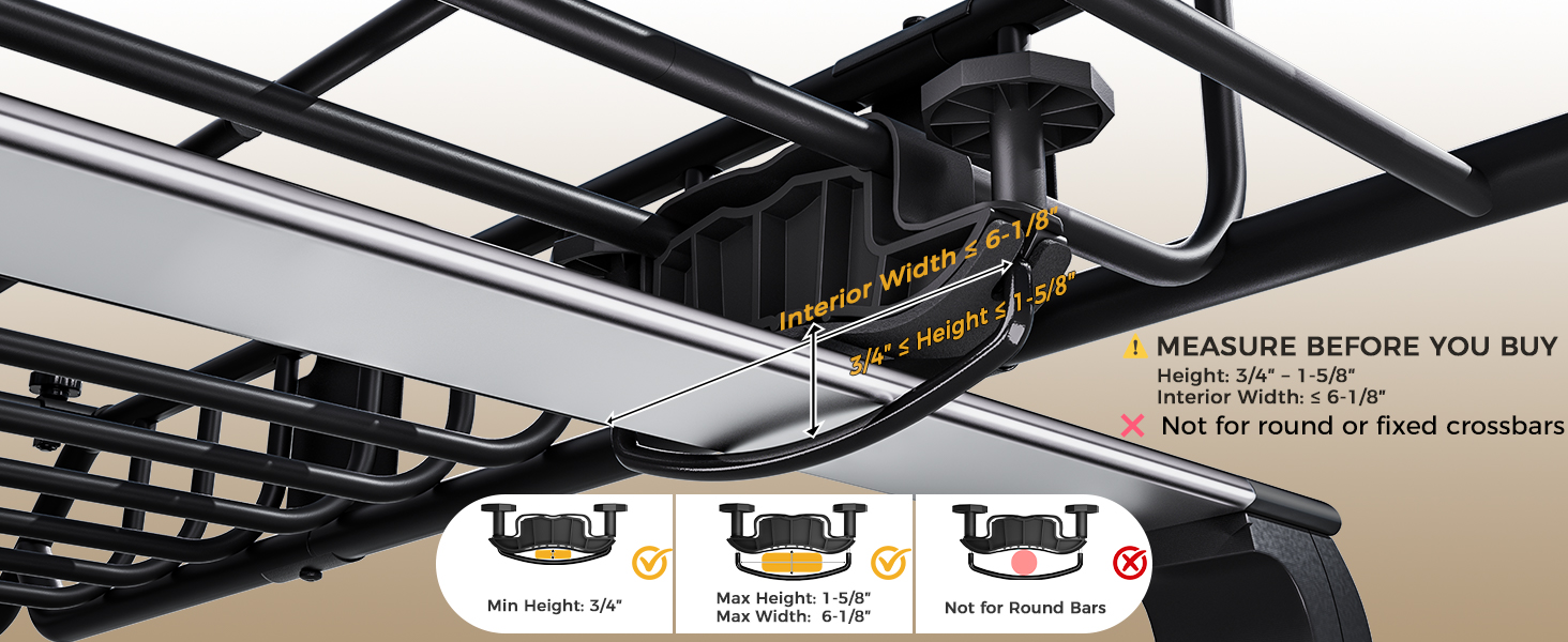 CAMMOO Roof Rack Basket