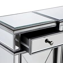 Mirrored Relection Andrea Hall Console DH-695 (Silver)