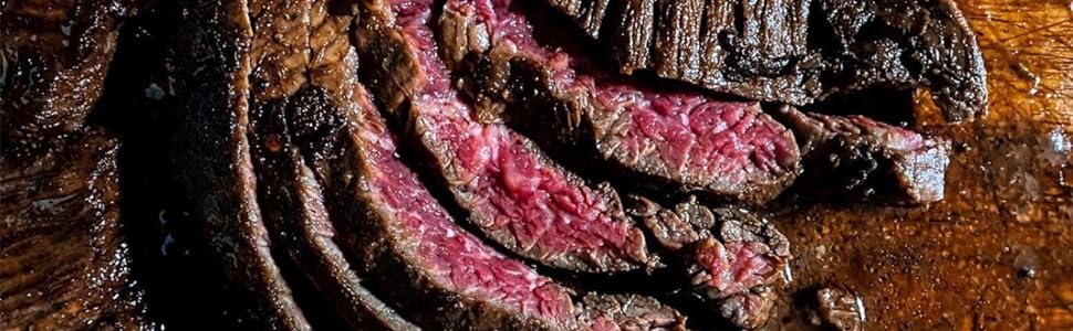 Juicy steak seared with SCP Wagyu Beef Tallow