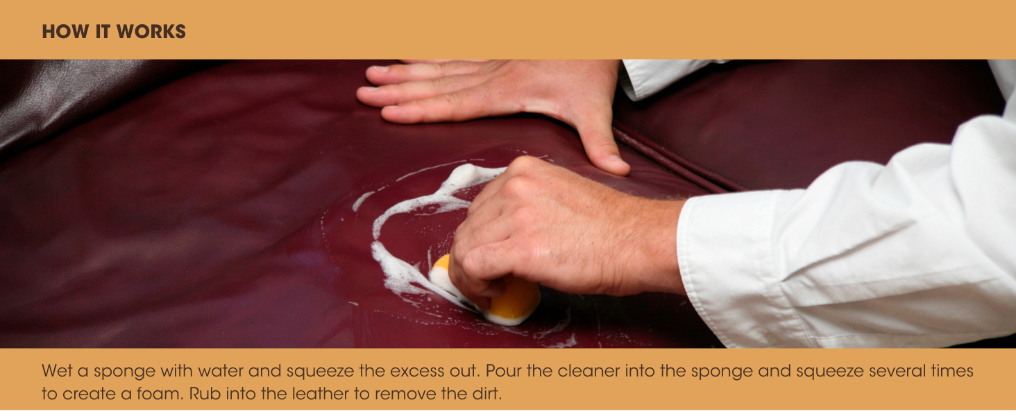 removes stains, removes dirt, deep cleaning, non-greasy formula, quick-drying, restores shine