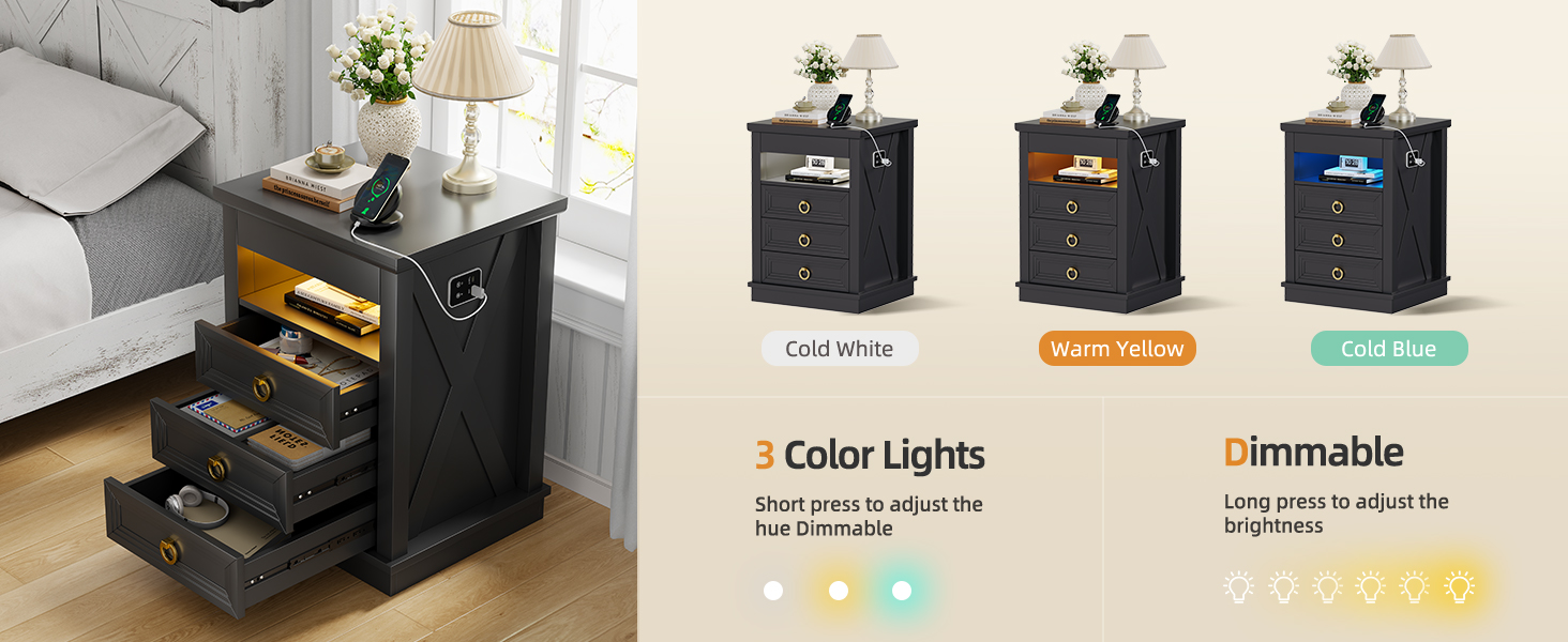 black night stand