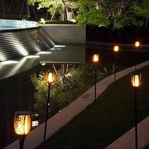 solar torch light