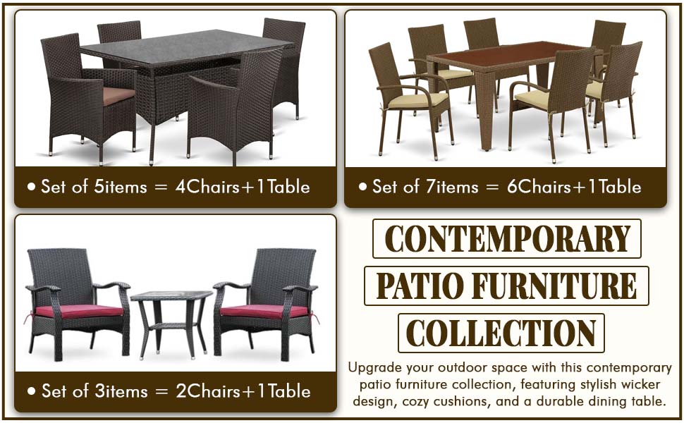 Square Kitchen Table and Parson Dining Room Chairs