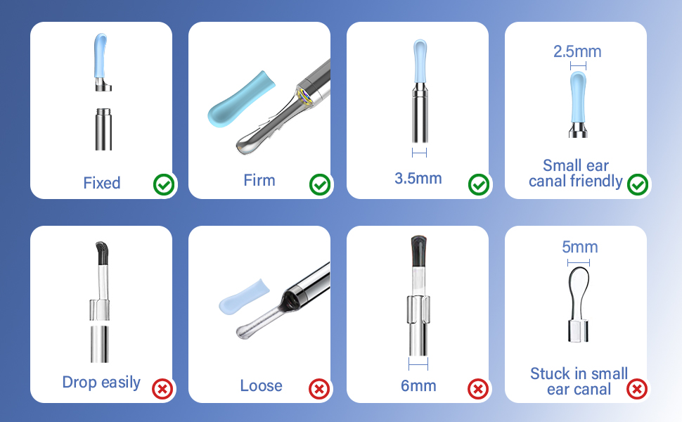 ear wax removal tool camera ear camera earwax cleaner cleaning Otoscope Ear Scoop Earwax removal kit