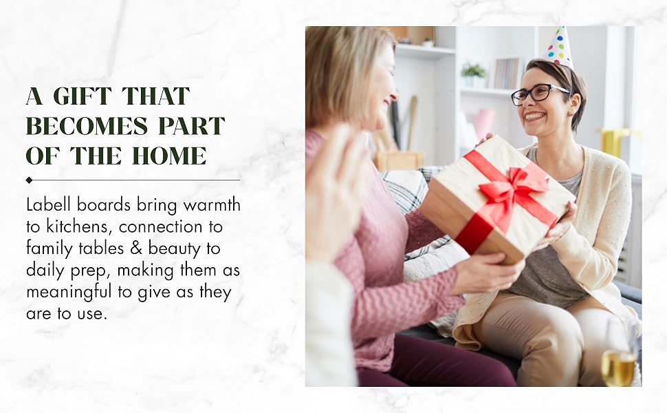 A gift that becomes part of the home