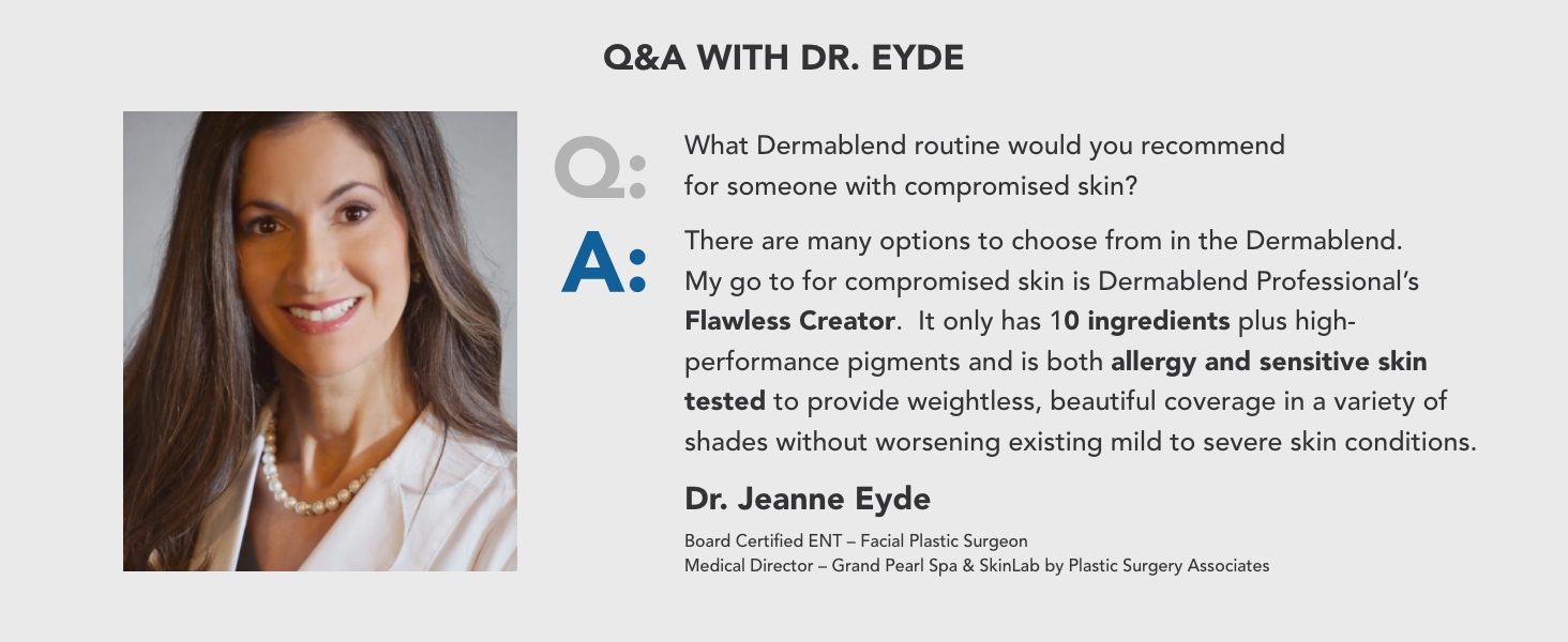 FOUNDATION RECOMMENDED BY DERMATOLOGIST