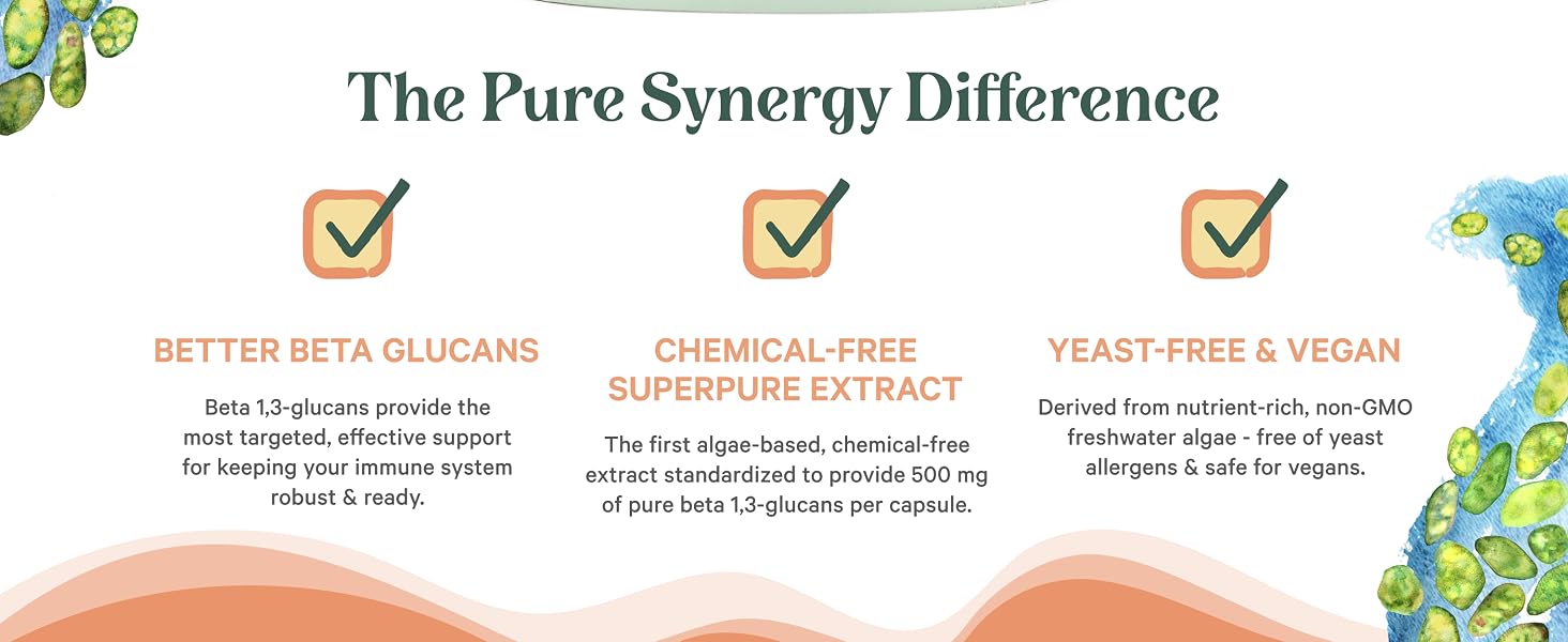 Better Beta Glucans, Chemical-Free SuperPure Extract, Yeast-Free &amp; Vegan