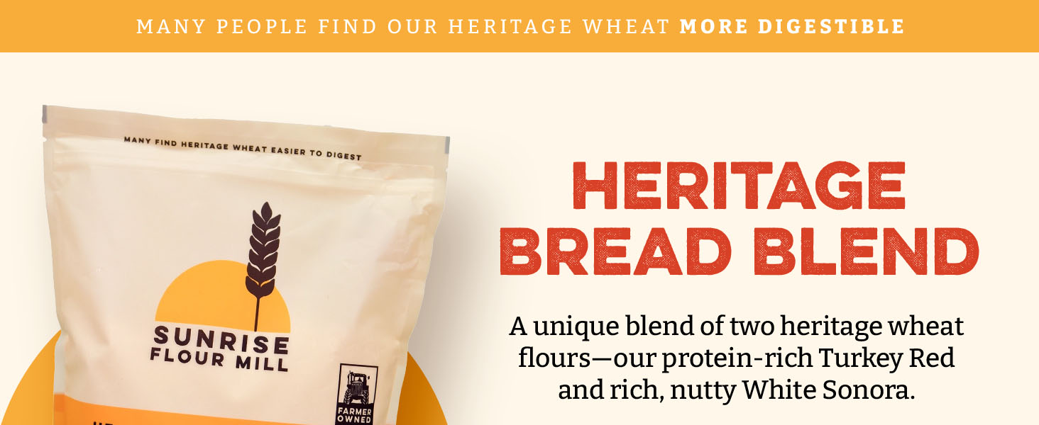 Organic Hertiage Bread Flour - flour blend