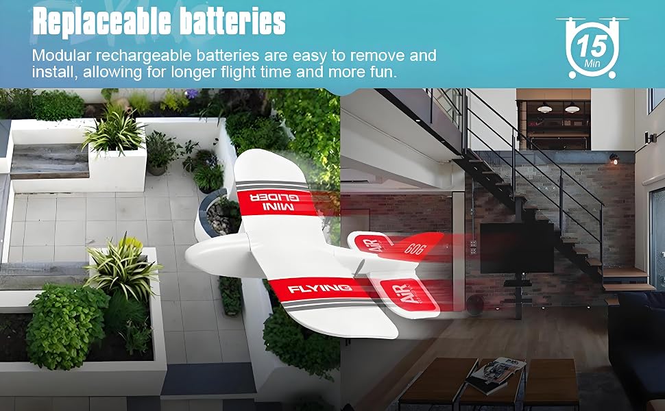KF606 RC Plane Remote Control Airplane RC Airplane EPP Foam Fixed Wing Plane RC Glider RC Aircraft