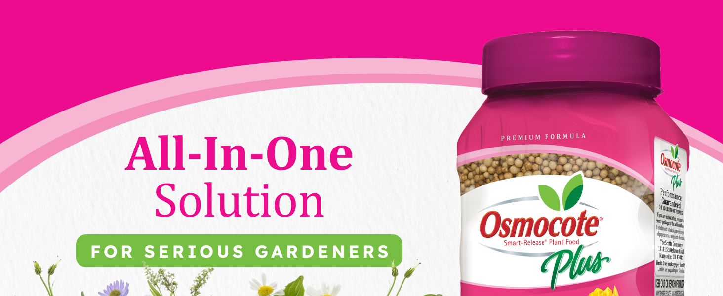 Osmocote Smart-Release Plant Food Plus Outdoor &amp;amp; Indoor, 1 lb