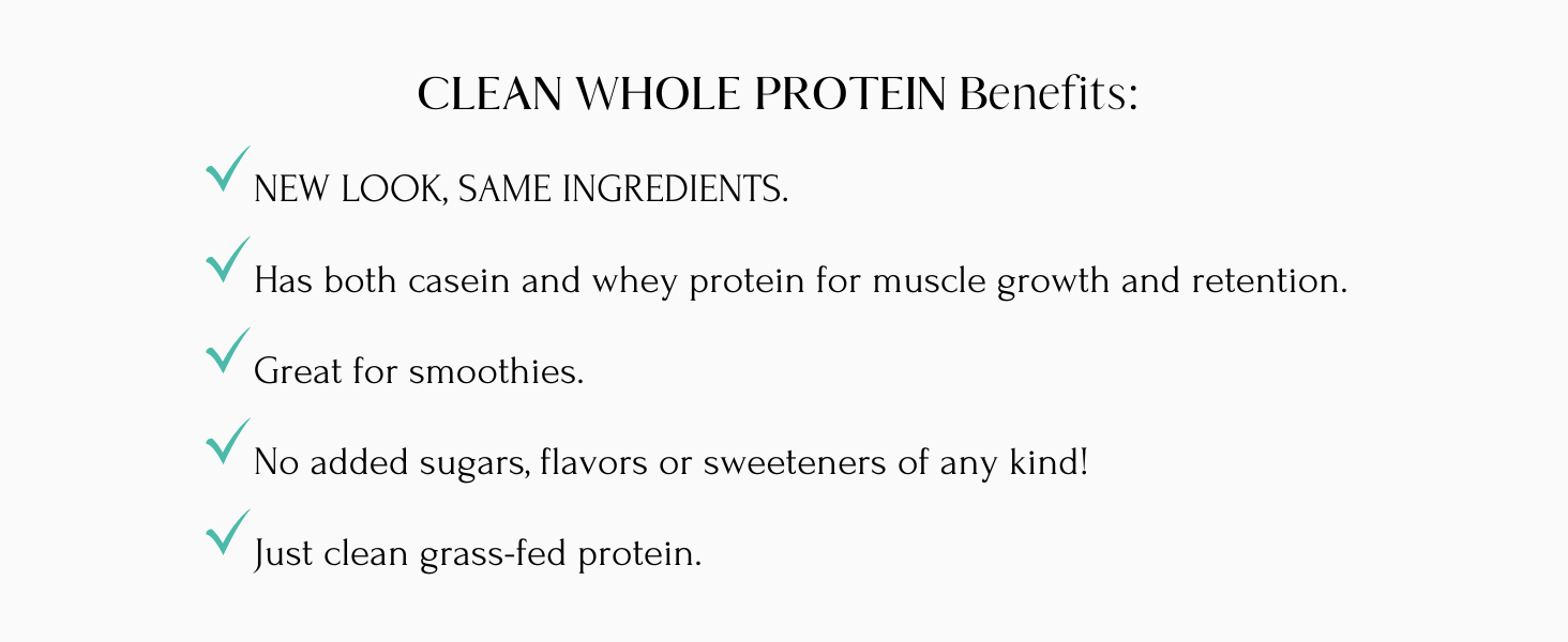 Clean Whole Protein
