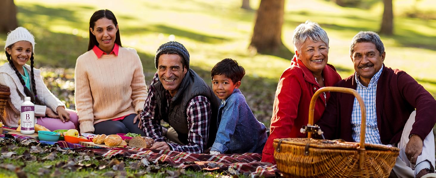 Family on picnic