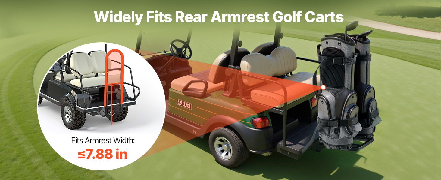golf cart bag holder bracket