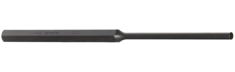 Mayhew Pro 21505 7/32-Inch Black Oxide Extra-Long Pin Punch
