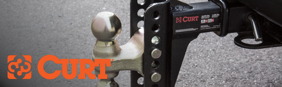 CURT Towing Accessories, Adjustable Trailer Hitch Ball Mount
