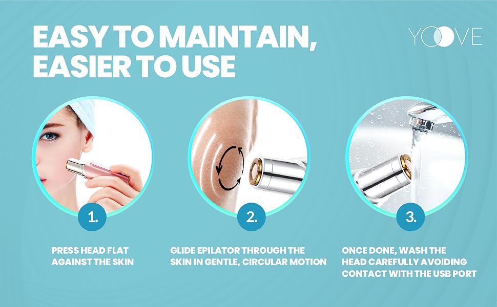 Painless easy hair removal electric razor for women beauty products for women tweezers facial hair