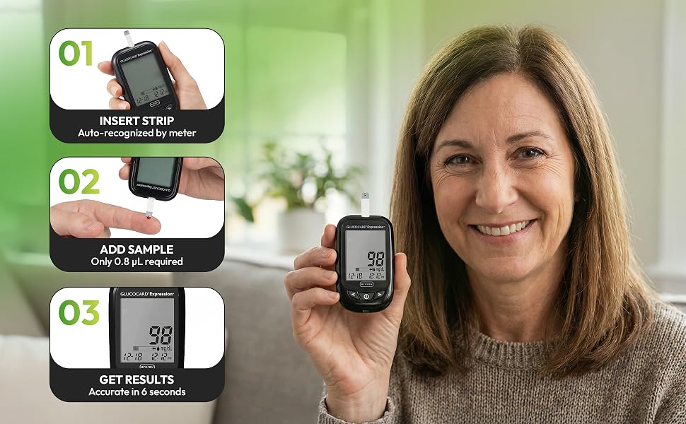 glucometer monitor meter pruebas en sangre healthcare glucometro count lancetas health continuous