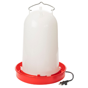 fill winter outside outdoor dispenser container watered feeder trough bucket heaters warmer gallon